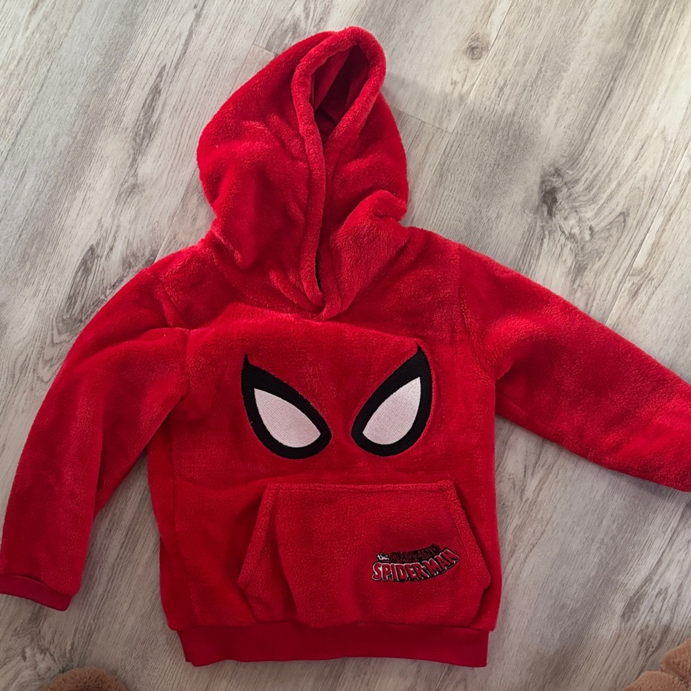 H&M Marvel Red Fleece Hoodie